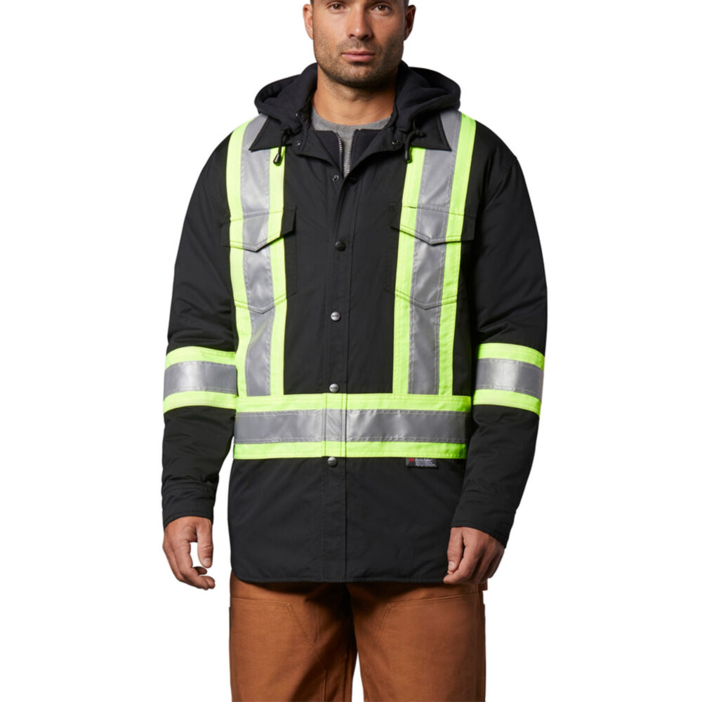 WorkPro Series Men’s Class Hooded Quilted Jacke