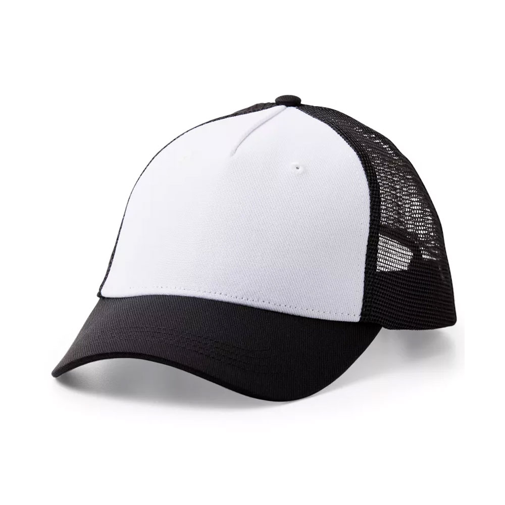 Customized Trucker Hats (White – Black)