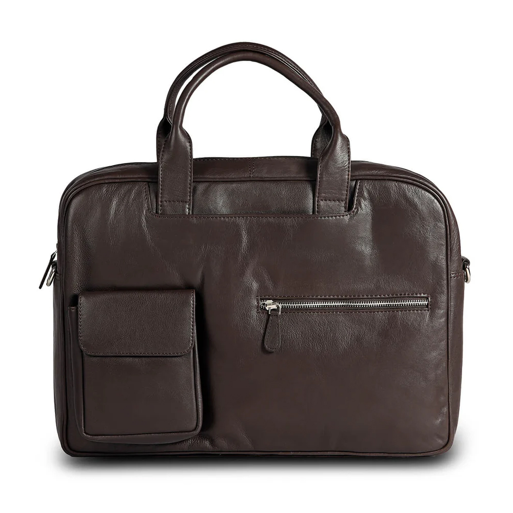 Laptop Messenger Bag – Dark Brown