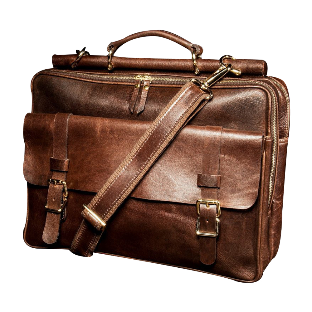 Laptop Messenger Bag – Tan Brown