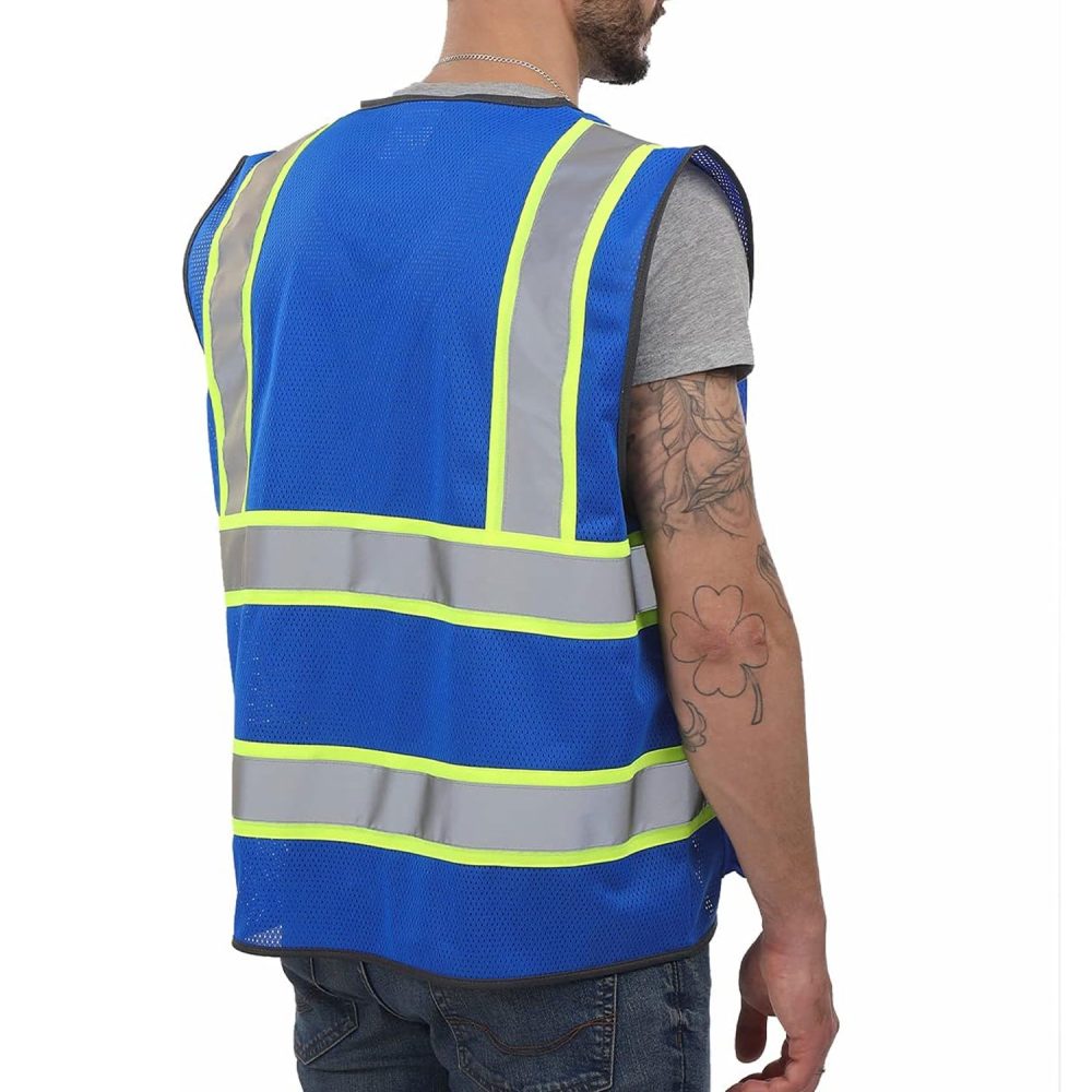 Safety Reflective Mesh Vest High - Image 2