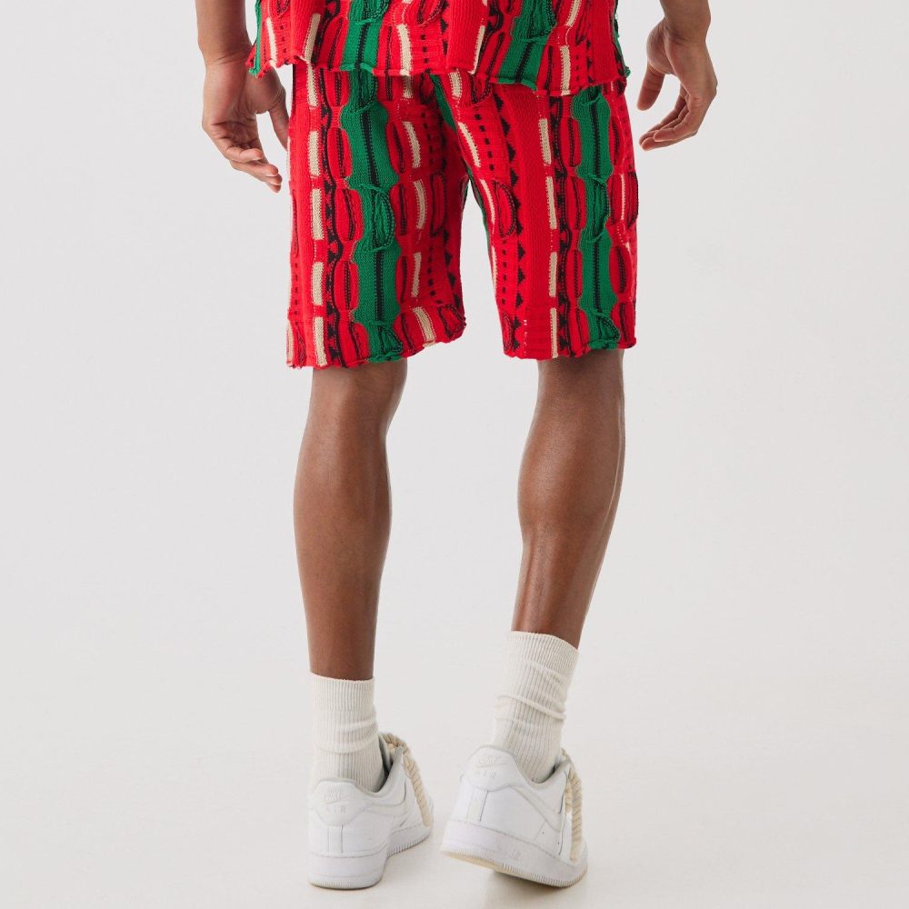 Relaxed Fit 3D Knitted Short - Image 2