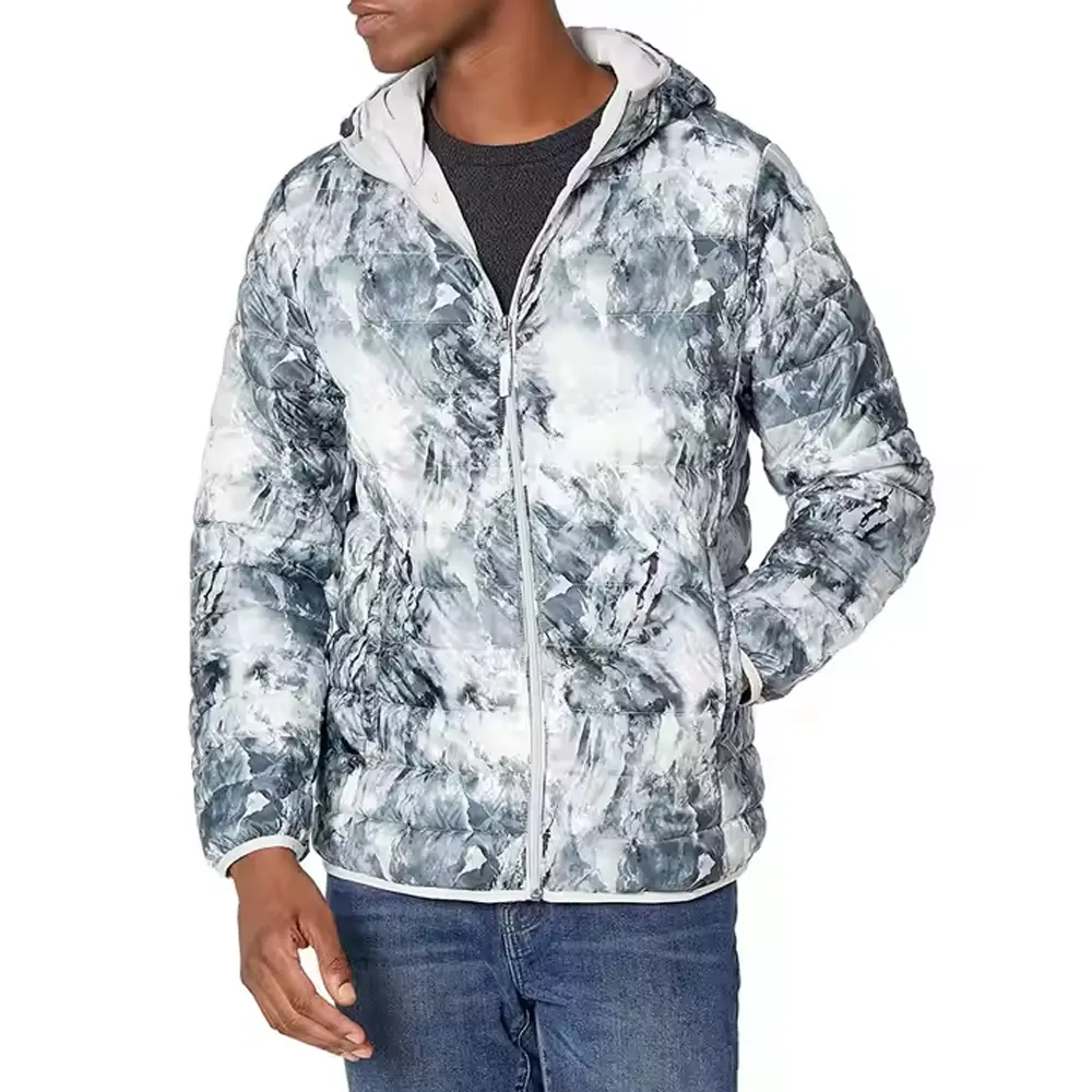 Hooded Sports Puffer Jacket