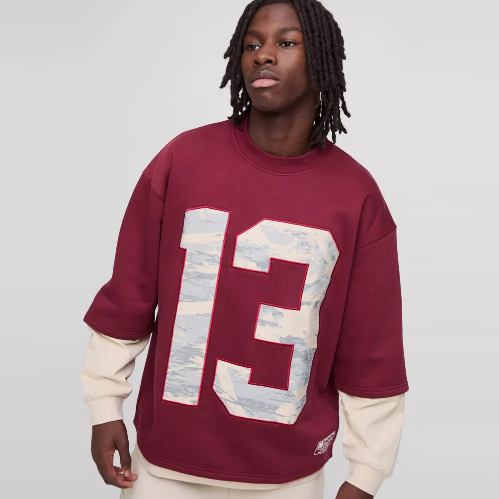 Tall Oversized Boxy Scuba Sweatshirt