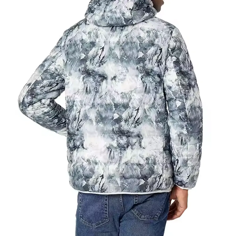 Hooded Sports Puffer Jacket