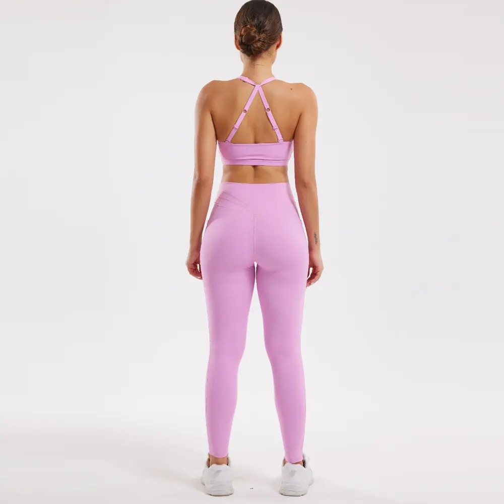 Studio Supersoft Peached Sculpt Padded Yoga suit
